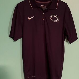 Penn State Men's Nike Navy Blue Dri-Fit Polo Shirt